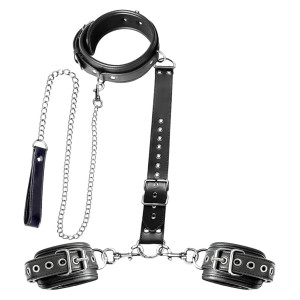 Attaches Poignets-Cou RESTIG Simili par BDSMaster