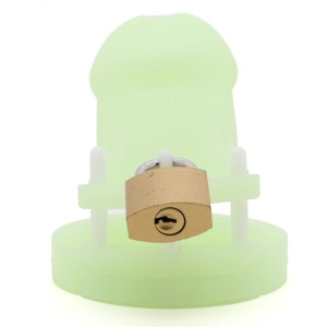 Cage de chasteté phosphorescente PHOSCOCK M 10.5 x 2.7 cm de CockLock