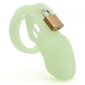 Cage de chasteté phosphorescente PHOSCOCK M 10.5 x 2.7 cm de CockLock