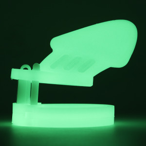 Cage de chasteté phosphorescente PHOSCOCK S 8.5 x 3.2 cm de CockLock
