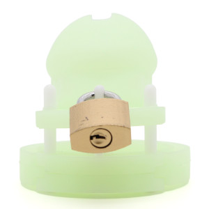Cage de chasteté phosphorescente PHOSCOCK S 8.5 x 3.2 cm de CockLock