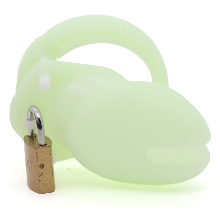 Cage de chasteté phosphorescente PHOSCOCK S 8.5 x 3.2 cm de CockLock