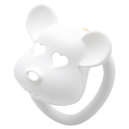 Cage de chasteté Blanche BEAR LOCK 5 x 3.1 cm de CockLock