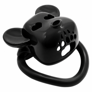 Cage de chasteté Noire BEAR LOCK 5 x 3.1 cm de CockLock