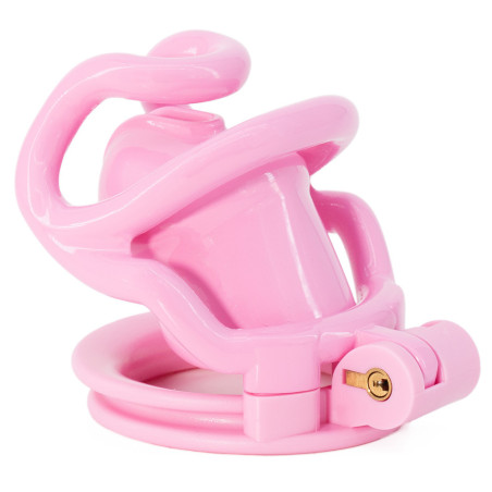 Cage de chasteté RAMMAK S Rose de 6 x 2.7 cm par CockLock