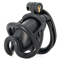 Cage de chasteté RAMMAK S Noire de 6 x 2.7 cm par CockLock 2