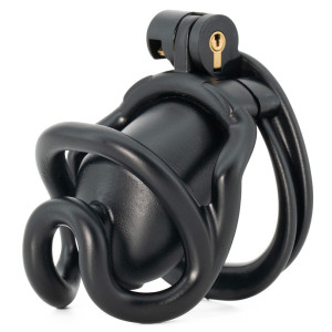 Cage de chasteté RAMMAK S Noire de 6 x 2.7 cm par CockLock