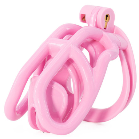 Cage de chasteté RAMMAK M Rose de 9.5 x 2 cm par CockLock