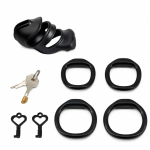 Cage de chasteté OPINEZ Noire S 7 x 2.7 cm de CockLock