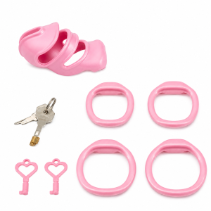 Cage de chasteté OPINEZ Rose S 7 x 2.7 cm de CockLock