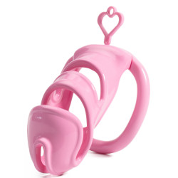 Cage de chasteté OPINEZ Rose M 9 x 2 cm de CockLock 2