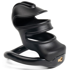 Cage de chasteté OPINEZ Noire S 7 x 2.7 cm de CockLock