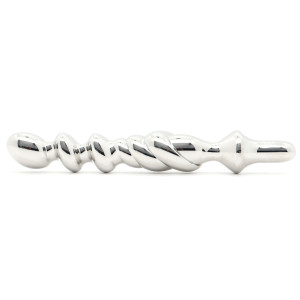 Double Gode en métal VRILLON 19 x 2.8 cm de DoublePlayz