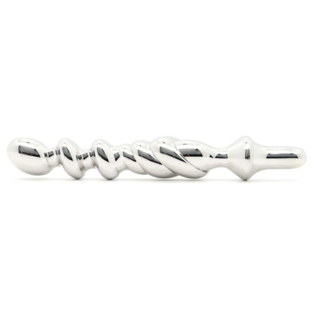 Double Gode en métal VRILLON 19 x 2.8 cm de DoublePlayz