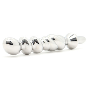 Double Gode en métal VRILLON 19 x 2.8 cm de DoublePlayz