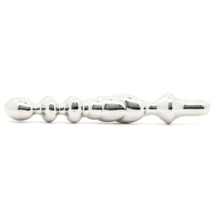 Double Gode en métal VRILLON 19 x 2.8 cm de DoublePlayz