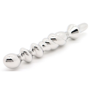 Double Gode en métal VRILLON 19 x 2.8 cm de DoublePlayz