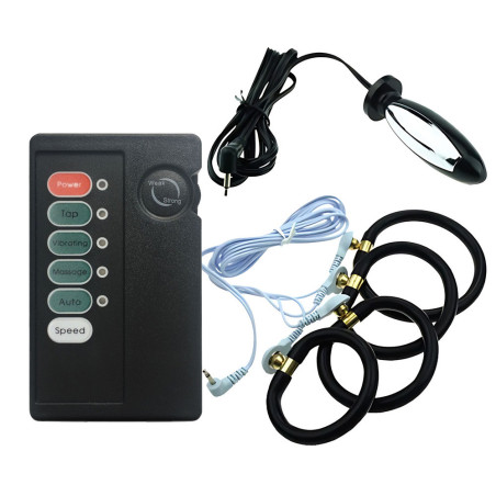 Kit Anneaux Électro et Plug MULTI SHOCK par ElectroPlayer