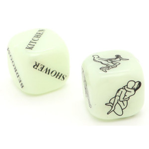 Dés coquins GLOW DARK de Generique