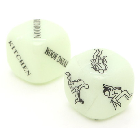 Dés coquins GLOW DARK de Generique