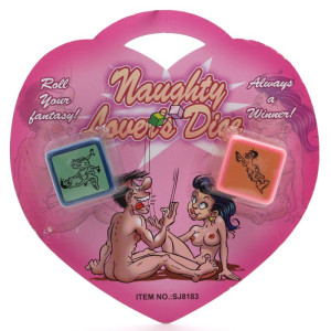 Dés coquins NAUGHTY LOVERS DICE de Generique