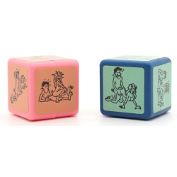 Dés coquins NAUGHTY LOVERS DICE de Generique