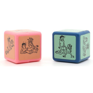 Dés coquins NAUGHTY LOVERS DICE de Generique