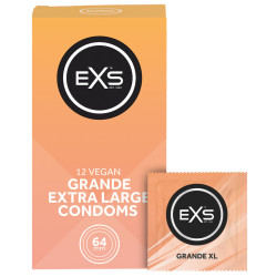 Préservatifs XXL GRANDE 64mm x12