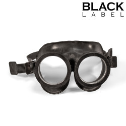 Véritables Lunettes RUBBER GOGGLES Noires de Black Label