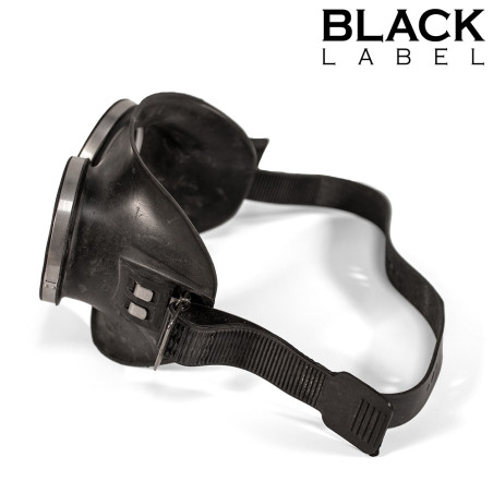 Véritables Lunettes RUBBER GOGGLES Noires de Black Label