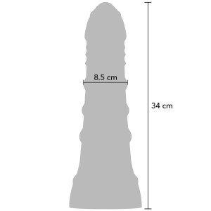 Gode XXL DICK PIKY 28 x 8.3cm - Marque Hidden Desire