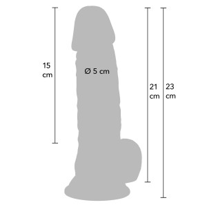 Gode réaliste DICKRIGHT 17 x 5cm - Marque Hidden Desire