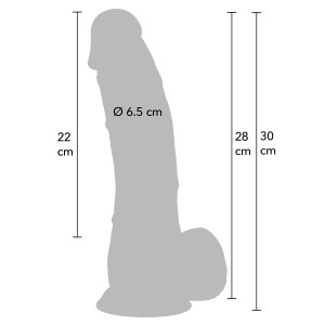 Gode réaliste CURBYDICK 23 x 6.5cm - Hidden Desire