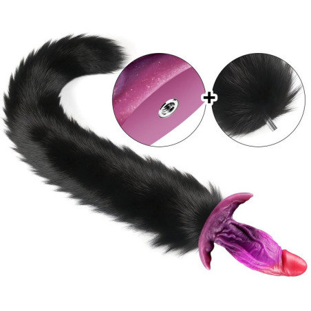 Plug alien queue de renard PURPLELIEN de Kinky Puppy