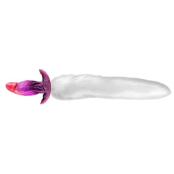 Plug alien queue de renard blanche PURPLELIEN par Kinky Puppy