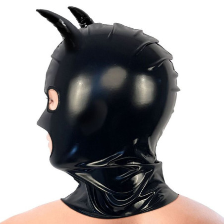 Masque avec cornes DAEMON Noir