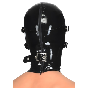 Cagoule en latex BLINDMUTE de LateXcite