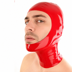 Cagoule en latex SNORKIES Rouge de LateXcite