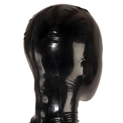 Cagoule en latex SNORKIES Noire de LateXcite 2