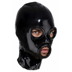 Cagoule en latex TRIZOPEN de LateXcite