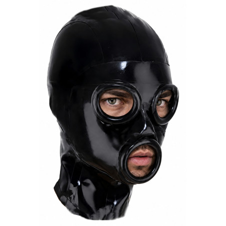Cagoule en latex TRIZOPEN de LateXcite
