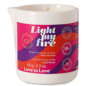 Bougie de Massage LIGHT MY FIRE 65g Fleur de Lotus