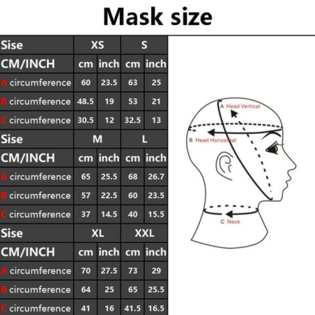 Cagoule en latex REDTAILS de LateXcite