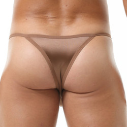 String SATIN UP Marron 2