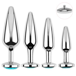 Set de 4 Plugs bijou de MenSteel