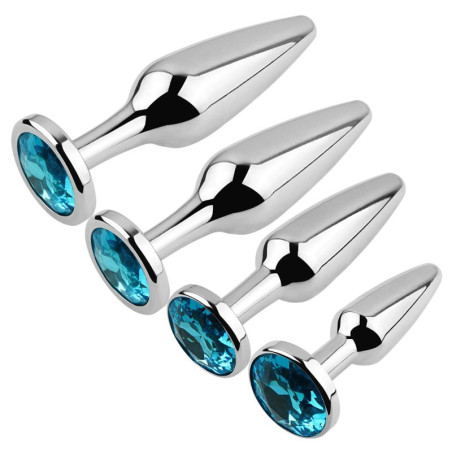 Set de 4 Plugs bijou de MenSteel