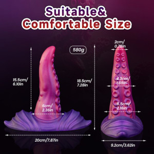 Gode tentacule vibrant TONGTAK de AnalTech