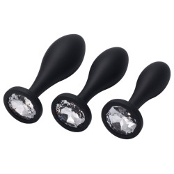 Set de 3 Plugs silicone TEARSKIT transparent de MyPlayToys