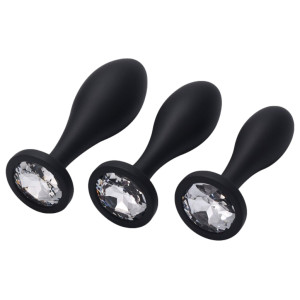 Set de 3 Plugs silicone TEARSKIT transparent de MyPlayToys