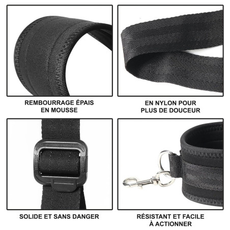 Maintien pour les Cuisses et les Poignets - Idéal Sodomie